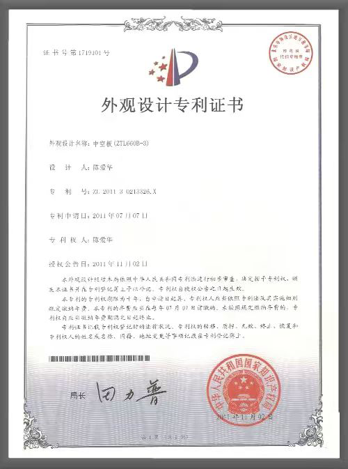 Patent Certificates