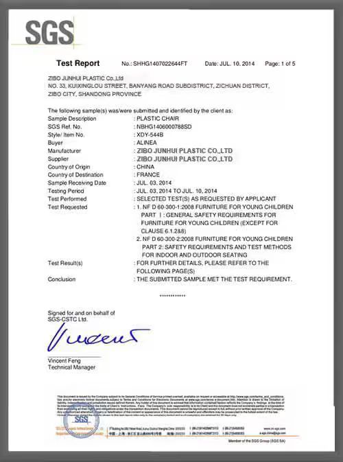 SGS Certification